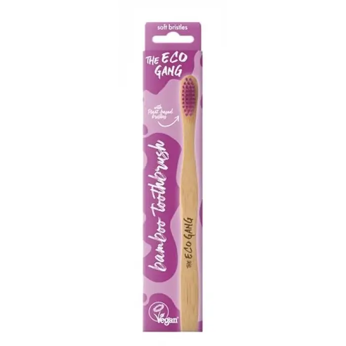 Çevre Dostu Bambu Diş Fırçası Pembe