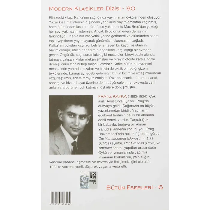 Ceza Kolonisinde ve Diğer Öyküler: Modern Klasikler Serisi