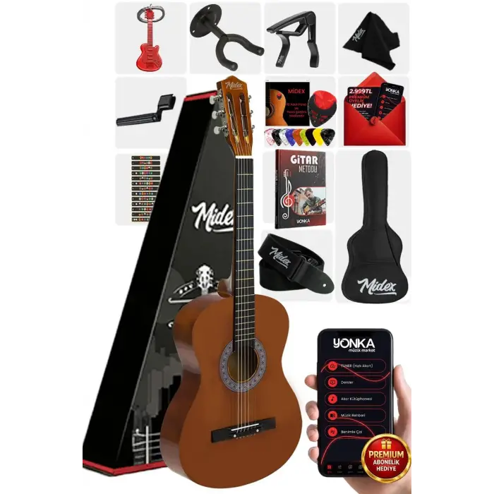 CG-36BRW-Pak 36 İnç 3/4 Junior Çocuk Gitarı, 8-12 Yaş Arası