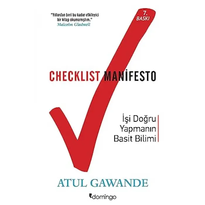 CHECKLIST MANİFESTO: İşi Doğru Yapmanın Basit Bilimi