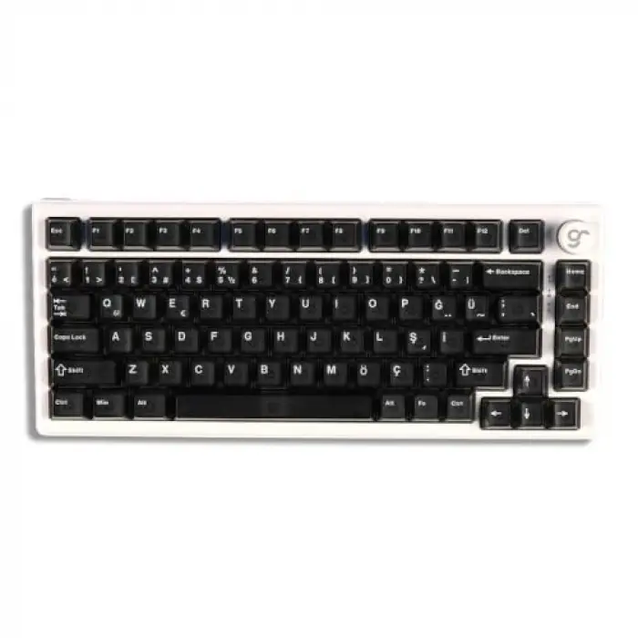 Cherry Single Shot PC (Full Set) Şeffaf Türkçe Keycap Set