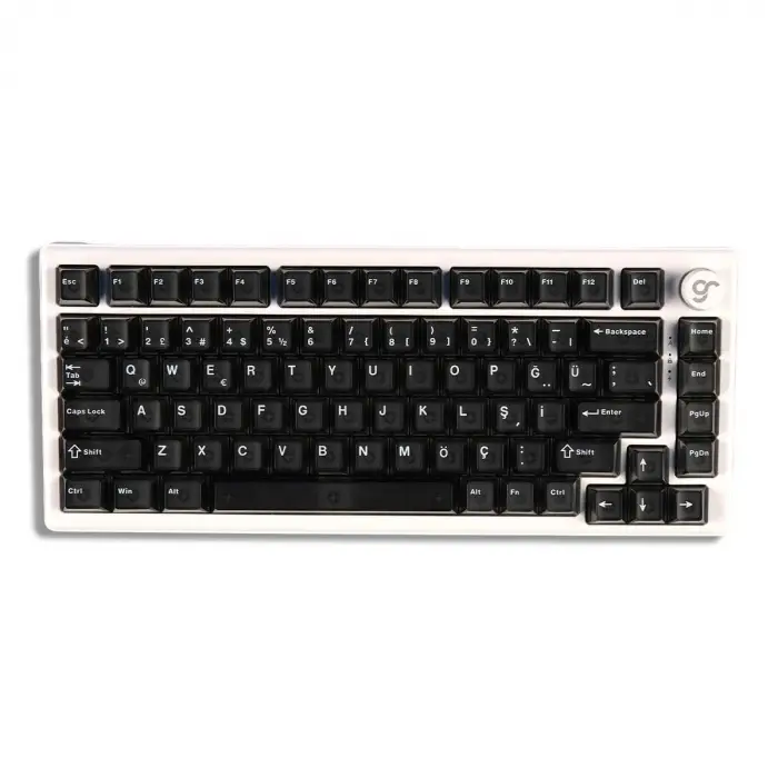 Cherry Single Shot PC (Full Set) Şeffaf Türkçe Keycap Set