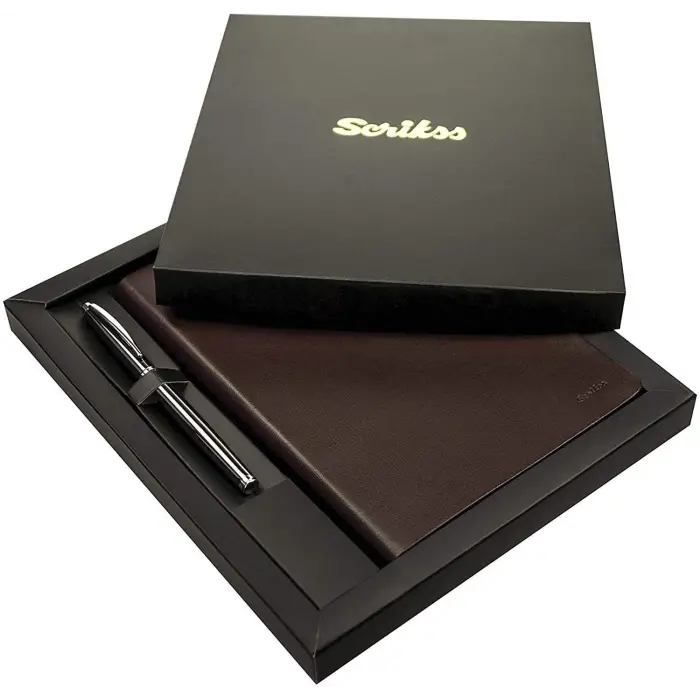 Chester Defter Ve Kalem Set Siyah A5