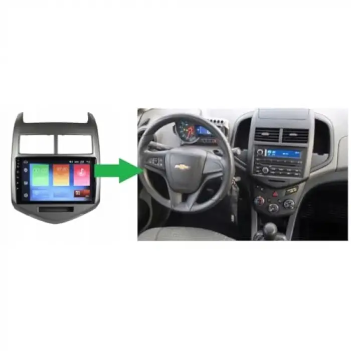 Chevrolet Aveo Serisi ile Uyumlu Android Multimedya Sistemi 6-128 (2012-2014)