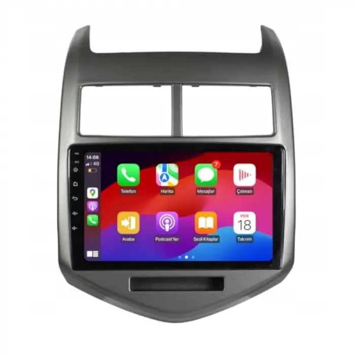 Chevrolet Aveo Serisi ile Uyumlu Android Multimedya Sistemi 6-128 (2012-2014)