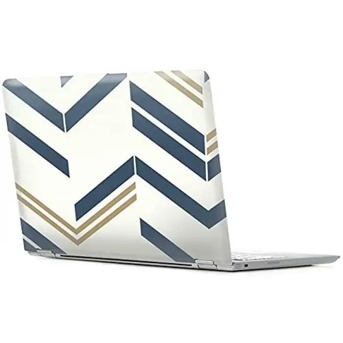 Chevron Blue Stripe Peel & Stick duvar kağıdı