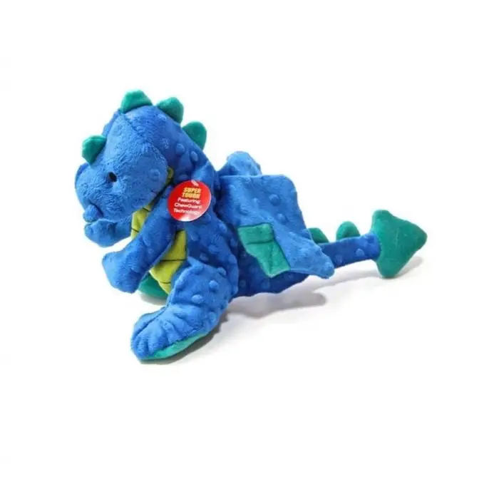 Chew-It! Koyu Mavi Ejderha 35 Cm Köpek Oyuncağı (Sesli)