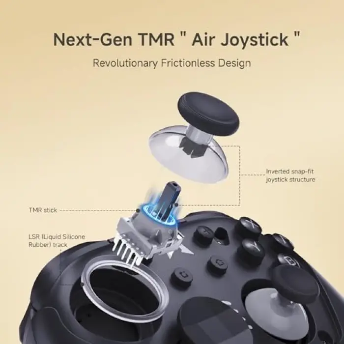 Chitu 2 Pro Controller, Nintendo Switch 2 ve Windows Uyumlu, Bluetooth NFC Tmr, Siyah