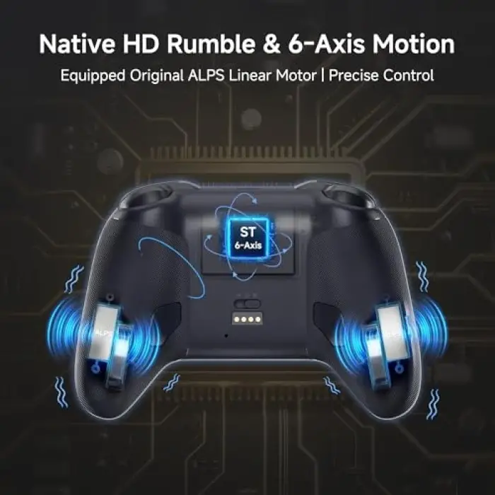 Chitu 2 Pro Controller, Nintendo Switch 2 ve Windows Uyumlu, Bluetooth NFC Tmr, Siyah
