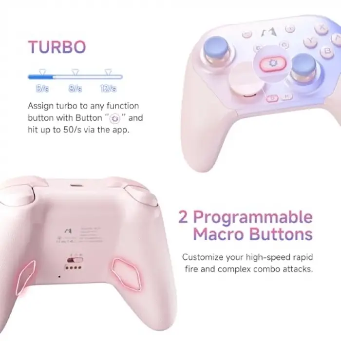 Chitu 2 Pro Controller, Nintendo Switch, Switch 2 ve Windows Uyumlu, Bluetooth NFC Tmr, Siyah