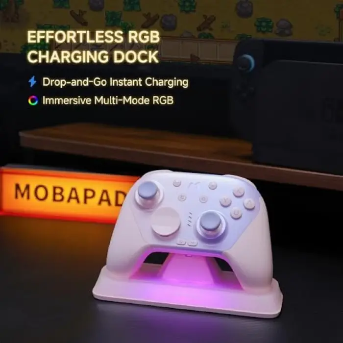 Chitu 2 Pro Controller Nintendo Switch, Switch 2 ve Windows Uyumlu Bluetooth NFC TMR Siyah