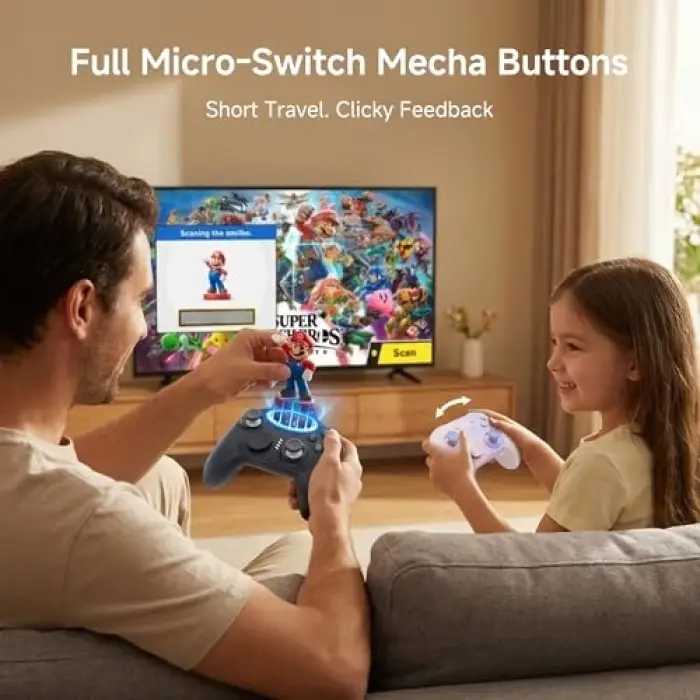 Chitu 2 Pro Controller Siyah Nintendo Switch 2 ve Windows Uyumlu Bluetooth NFC TMR