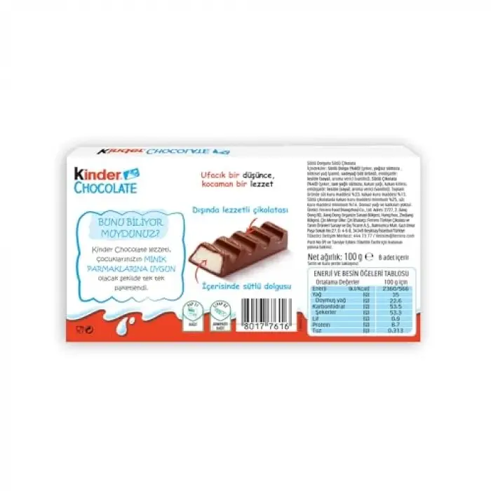 Chocolate Çikolata 8li 100 g