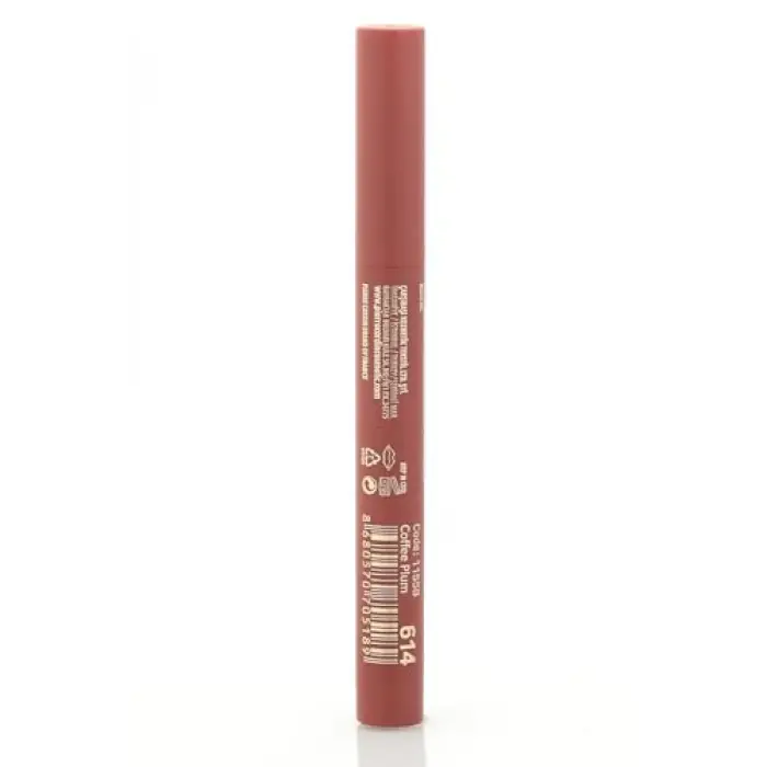 Chubby Silky Matte Lipstick – Waterproof-Ruj-Coffee Plum-614