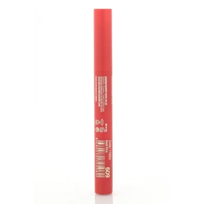 Chubby Silky Matte Lipstick – Waterproof-Ruj-Red Fire-609