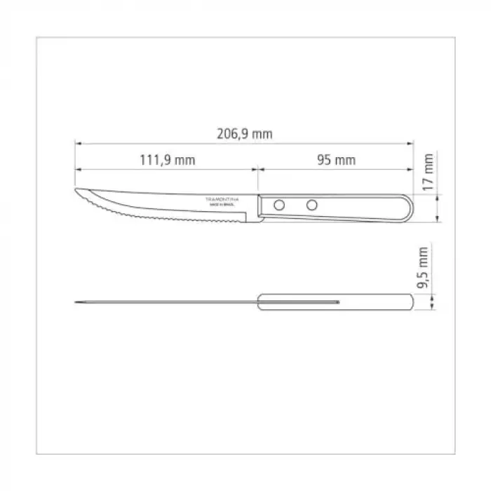 Churrasco 22300/405 13cm Biftek-Steak Bıçağı
