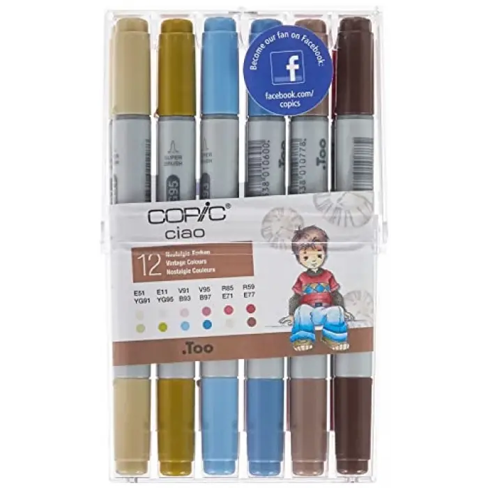 Ciao 12 li Set Nostalgie Colors
