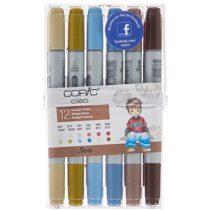 Ciao 12 li Set Nostalgie Colors