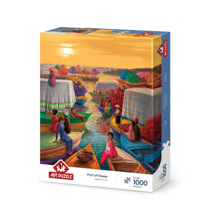 Çiçek Limanı 1000 Parça Puzzle