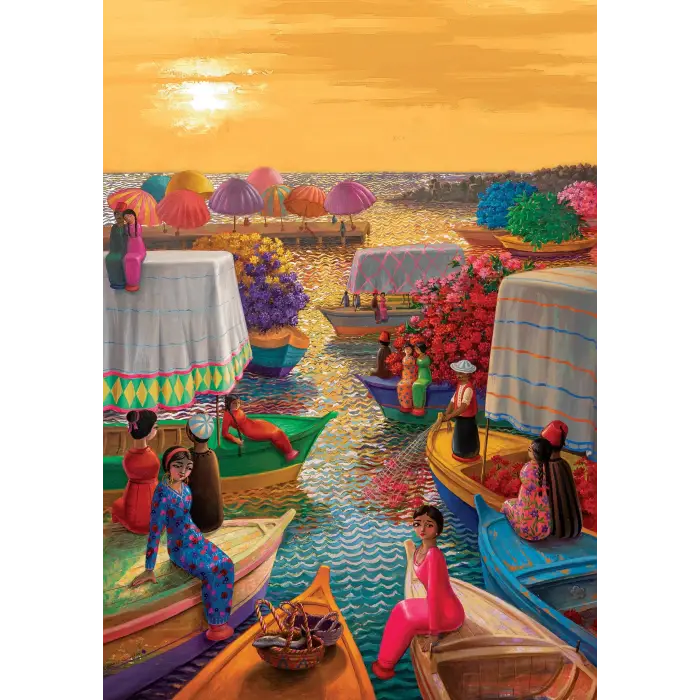 Çiçek Limanı 1000 Parça Puzzle