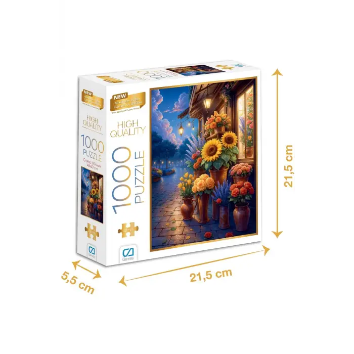 Çiçekçi Dükkanı 1000 Parça 2 Puzzle