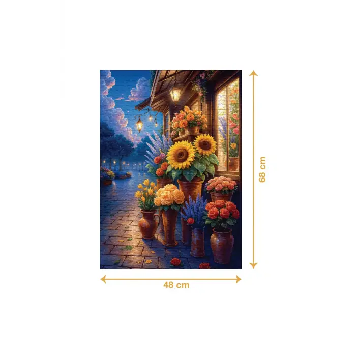 Çiçekçi Dükkanı 1000 Parça 2 Puzzle