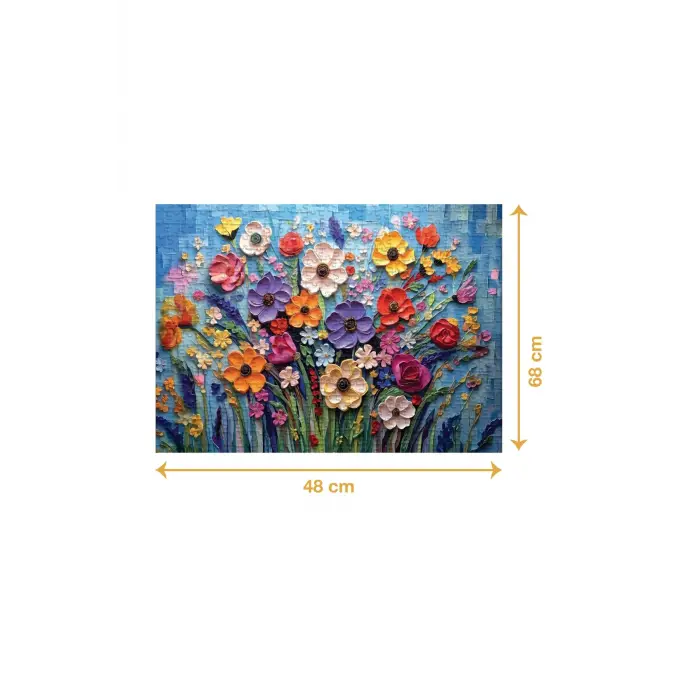 Çiçekler 1000 Parça Puzzle 2
