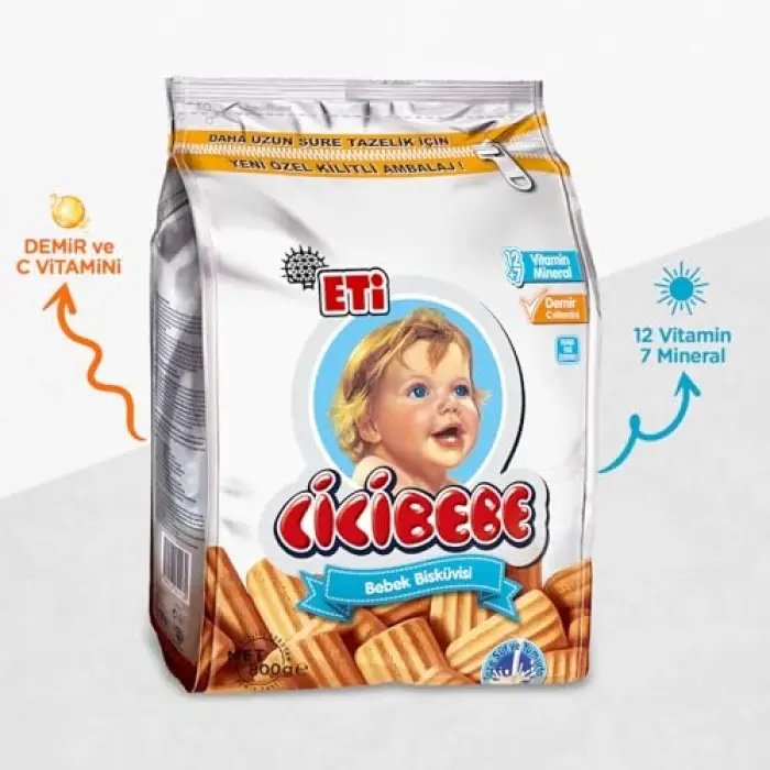 Cicibebe Bisküvi 800 g 4 Adet