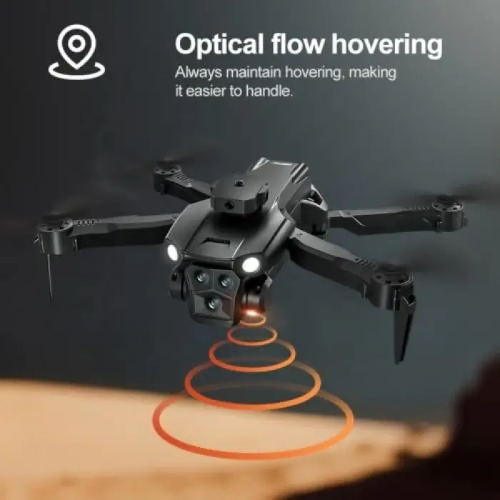 Çift Kameralı HD Fpv Drone, Engel Sensörlü, Katlanabilir, WiFi Canlı Görüntü Aktarımlı, Taşıma Çantalı Uzaktan Kumandalı Drone