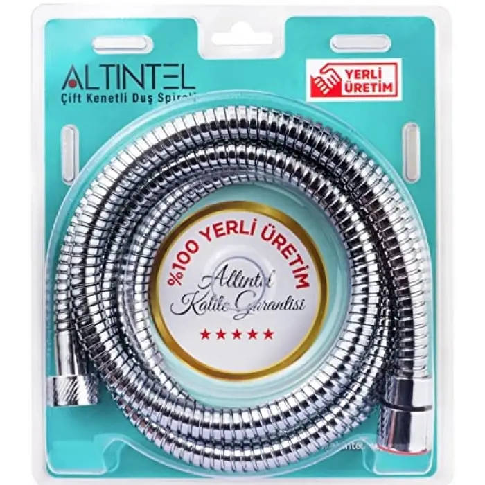 Çift Kenetli Duş Spirali%100 Yerli. (150 cmlik hortum)