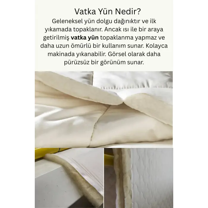 Çift Kişilik Yün Yorgan