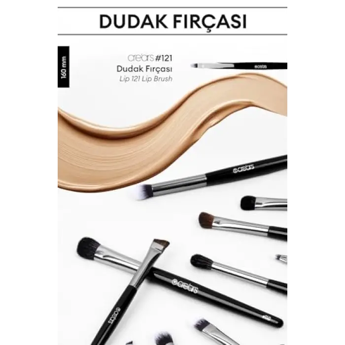 Çift Taraflı Kaş Fırçası Dual Ended Brow Brush #101
