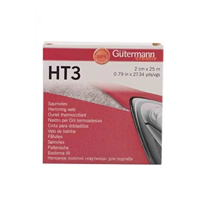 Çift Taraflı Yapışkan Tela, 2 cm, HT3