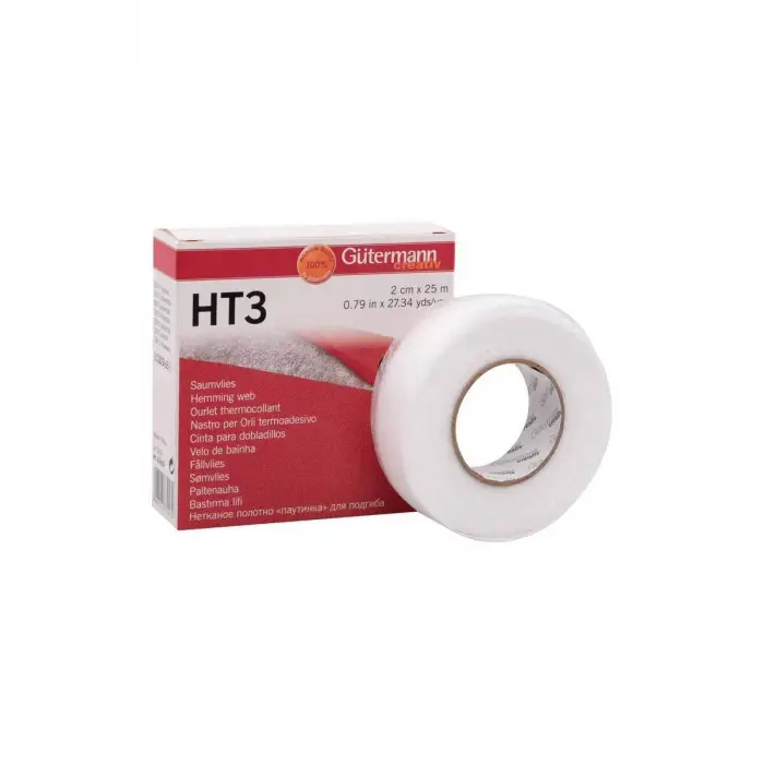 Çift Taraflı Yapışkan Tela, 2 cm, HT3