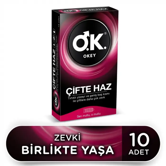 Çifte Haz Prezervatif 10 Adet