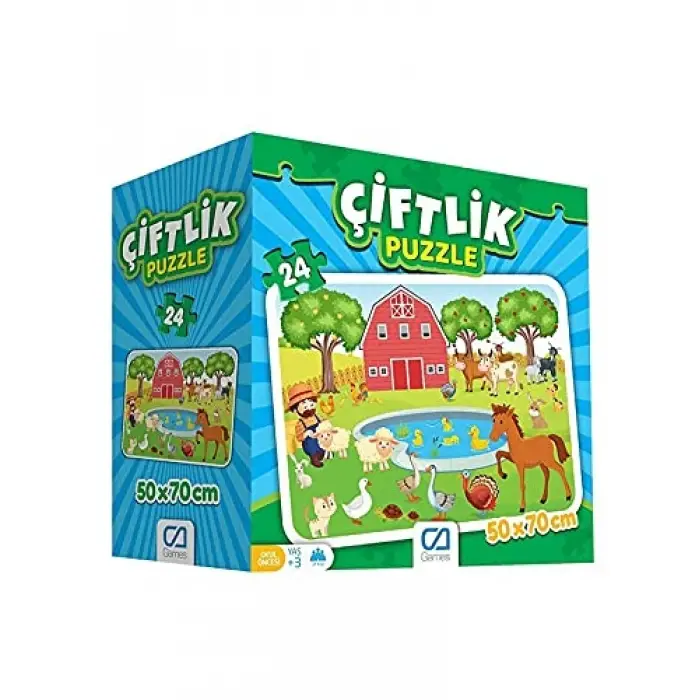 Çiftlik Temalı Yer Puzzle