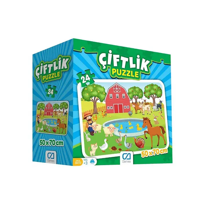 Çiftlik Temalı Yer Puzzle