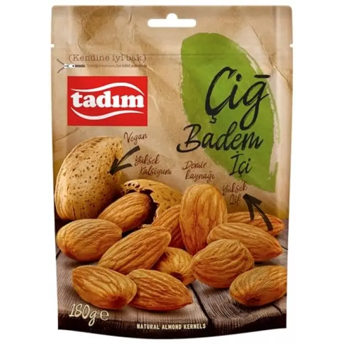Çiğ badem içi, 180 g