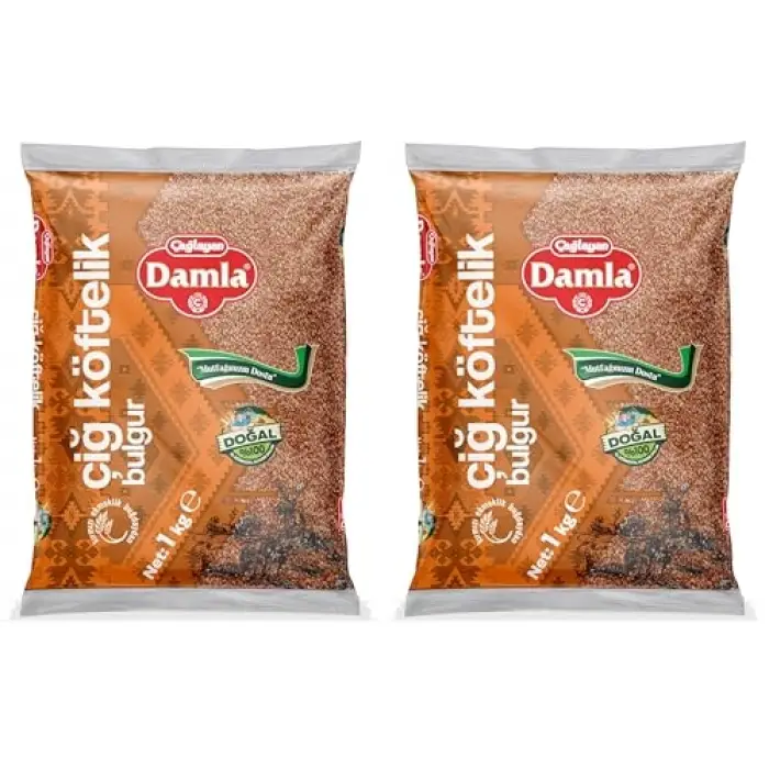 Çiğ Köftelik Bulgur 1 kg, 2 Paket