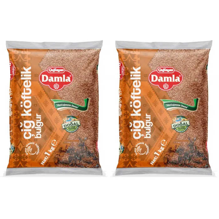 Çiğ Köftelik Bulgur 1 kg, 2 Paket