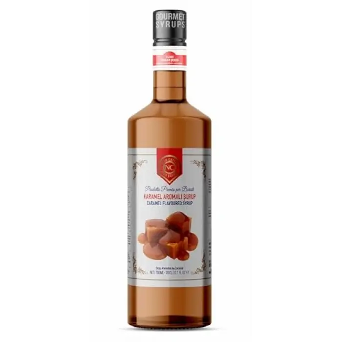 Çikolata; Karamel, Vanilya Aromalı Şurup 3lü Set (3x700 ml)