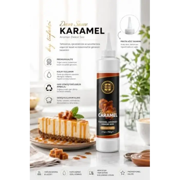 Çilek Aromalı Dekor Sos 750 g
