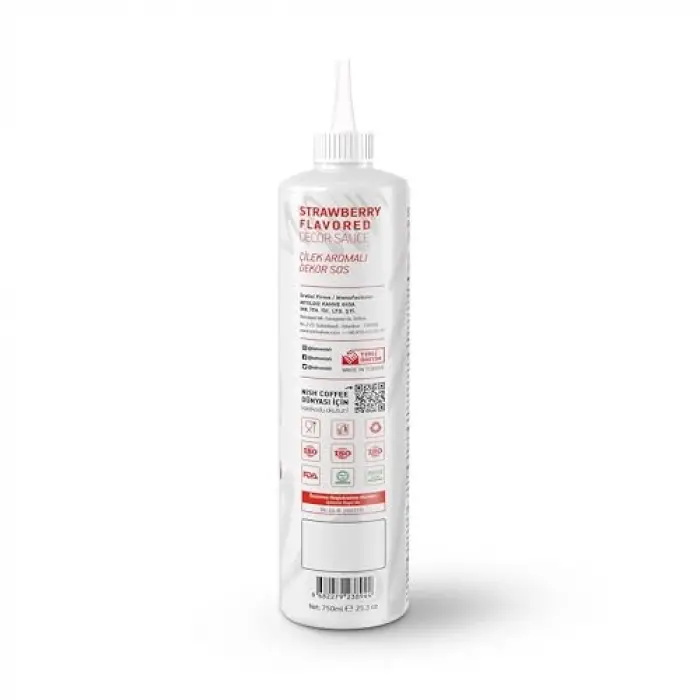 Çilek aromalı dekor sos 750 g