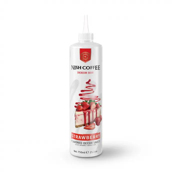 Çilek aromalı dekor sos 750 g