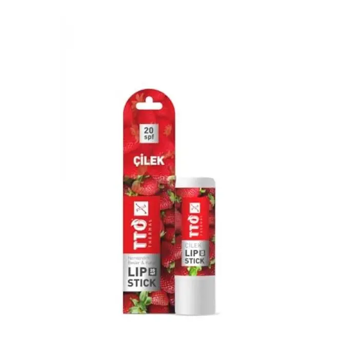 Çilek Aromalı Lip Stick 20 Spf Korumalı