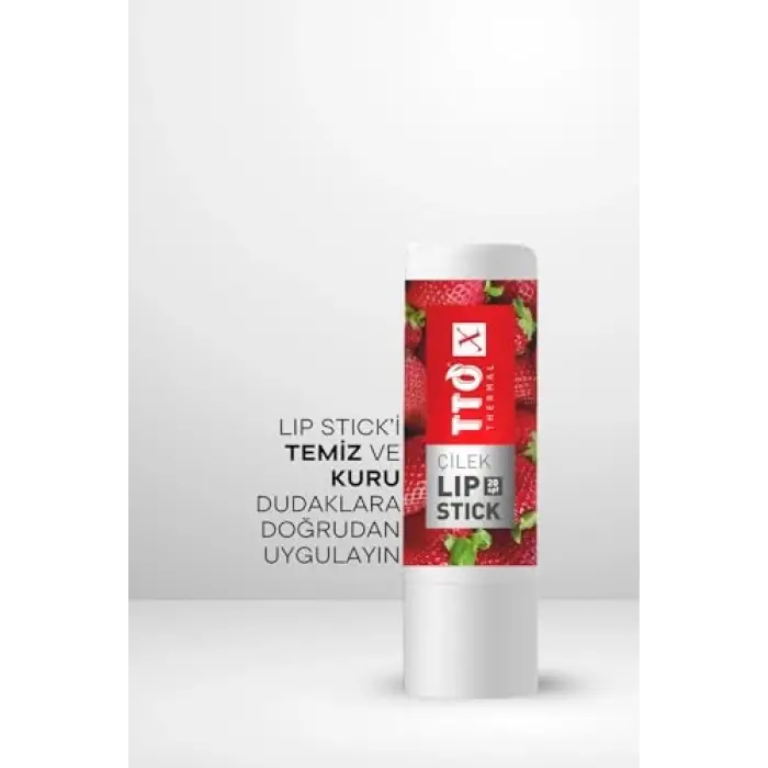 Çilek Aromalı Lip Stick 20 Spf Korumalı