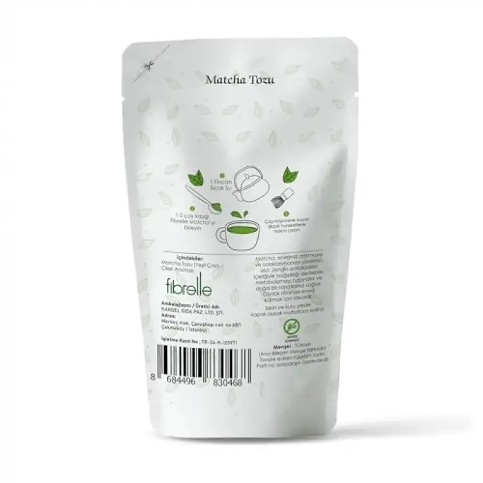 Çilek Aromalı Matcha Çayı 50g