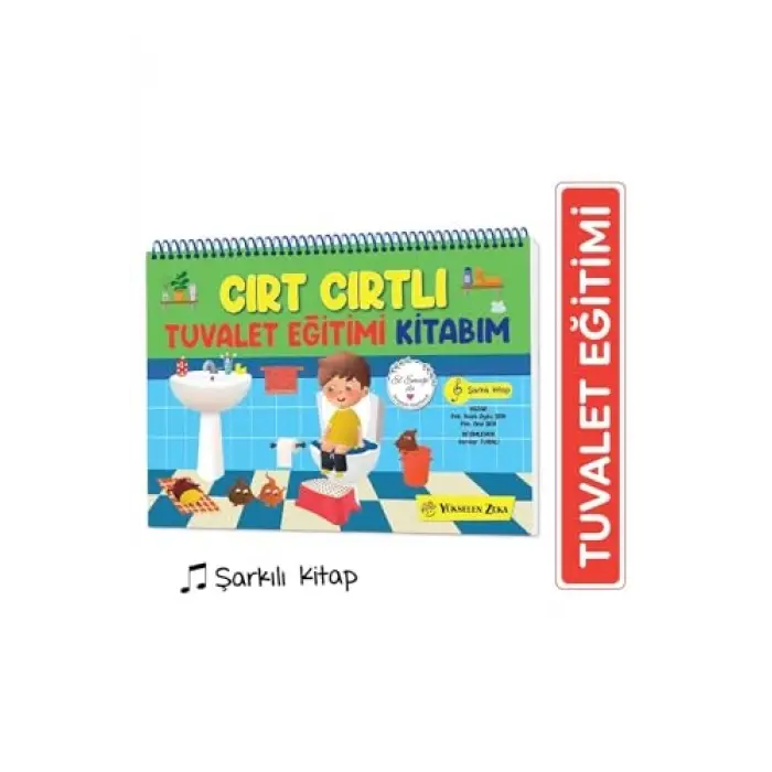 Cırt Cırtlı Tuvalet Eğitimi Kitabım (Şarkılı)