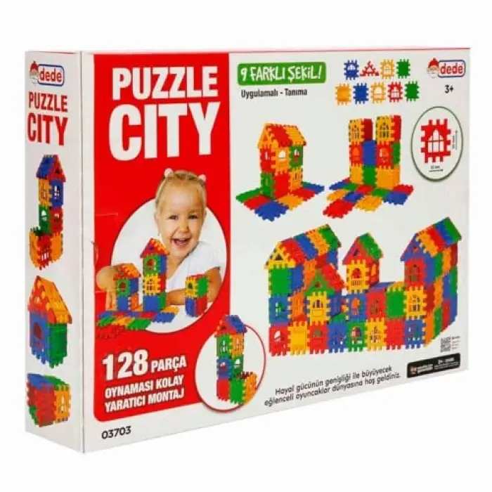 City 128 Parça Puzzle