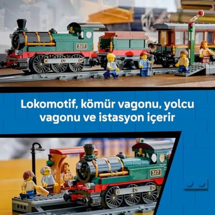 City Klasik Buharlı Tren Yapı Seti 60511